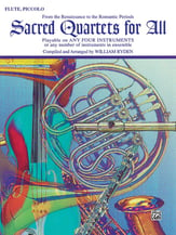 SACRED QUARTETS FOR ALL FLUTE cover